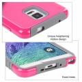 Противоударный гелевый чехол Haweel с подставкой для Samsung Galaxy Note 4 (Magenta)