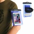 Универсальный водозащитный чехол HAWEEL для iPhone X / 7 / 8 / 8 Plus / 8+ / 6S / 6S Plus / SE / 5S / 5 / Samsung Galaxy с держателем на руку (голубой)