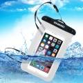 Универсальный водозащитный чехол HAWEEL для iPhone X / 7 / 8 / 8 Plus / 8+ / 6S / 6S Plus / SE / 5S / 5 / Samsung Galaxy с защитой IPX8 с держателем на руку (прозрачный)