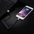 Витой USB кабель Haweel 8 pin длина пружины 30-100 см для iPhone / iPad (Silver)