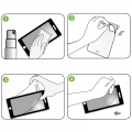 Комплект прозрачных защитных пленок для iPhone 5/5S/5C/SE Clear 2 в 1 (на стекло + на заднюю панель)
