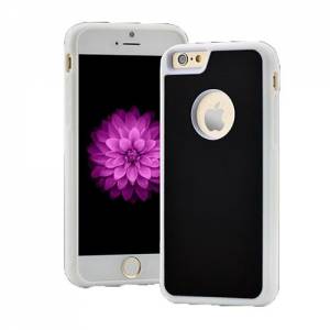 Купить антигравитационный чехол для iPhone 6 / 6S с нано-присосками (черно-белый)