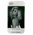 Чехол накладка Dolce&Gabbana для iPhone 4/4S Paris Hilton 