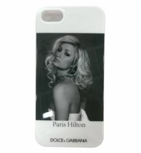 Купить Чехол накладка Dolce&Gabbana для iPhone SE / 5S / 5 Paris Hilton онлайн online интернет-магазин