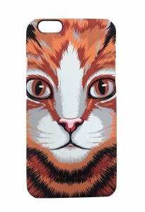 Купить гелевый чехол накладку Luxo King для iPhone 6 / 6S "Кот" с покрытием Soft Touch