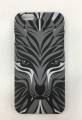 Чехол накладка Luxo для iPhone 6/6S "Черный волк" с покрытием Soft Touch