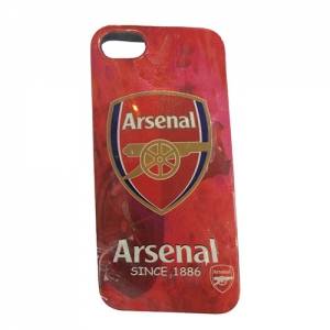 Купить гелевый чехол накладка FC Arsenal для iPhone 5/5S Football Club символика Арсенал