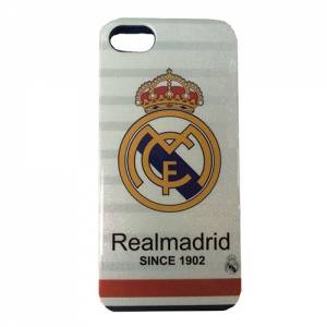 Купить гелевый чехол накладка FC Real Madrid для iPhone 5/5S Реал Мадрид