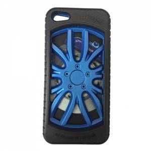 Купить противоударный защитный чехол для iPhone 5 / 5S "Колесо" синий