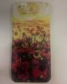Чехол накладка для iPhone 6/6S с эффектом масляной картины "Поле с цветами"