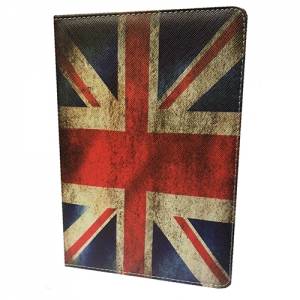 Купить кожаный чехол книжка с подставкой для iPad mini с флагом Великобритании UK flag Retro style