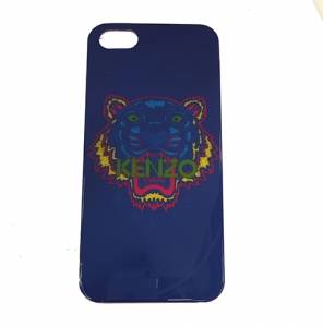 Купить чехол накладка Kenzo для iPhone 5S / 5 фирменный тигр (синий)
