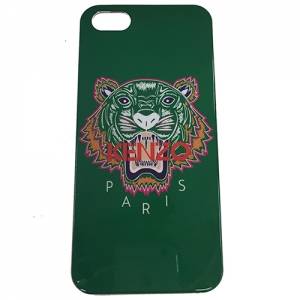 Купить чехол накладка Kenzo для iPhone 5S / 5 фирменный тигр (зеленый)