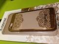 Гелевый чехол со стразами для iPhone 6 / 6S RayOut Monsoon Gold с узором