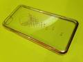 Прозрачный гелевый чехол со стразами для iPhone 6 / 6S Starfall Gold "Комета"