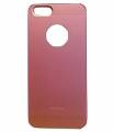 Чехол накладка Ozaki для iPhone 5/5S/SE матовый (розовый)