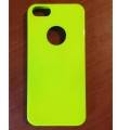 Чехол накладка Slim для iPhone 5 / 5S / SE "Мерцающий глянец" (зелёный)