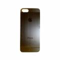 Акриловый чехол накладка для iPhone 5 / 5S / SE с дизайном в стиле iPhone 6 (Black)