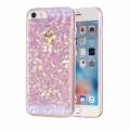 Мерцающий гелевый чехол с блестками для iPhone SE / 5 / 5S Glitter Powder (Pink) 