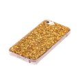 Мерцающий гелевый чехол с блестками для iPhone SE / 5 / 5S Glitter Powder (Gold) 