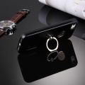 Защитный чехол для iPhone 5/5S/SE с кольцом Motomo Ring комбинированный Metal + TPU (Black)