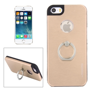 Купить чехол накладку Motomo для iPhone 5 / 5S / SE с усиленным корпусом (Gold)