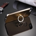 Защитный чехол для iPhone 5/5S/SE с кольцом Motomo Ring комбинированный Metal + TPU (Gold)