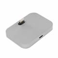 Зарядная док станция 8 pin для iPhone X / 8 / Plus / 7 / 7 Plus / 6 / 6S+ / SE Lightning Dock Apple style (Grey)