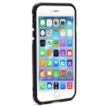 Деревянный чехол для iPhone 6S / 6 с металлическим бампером Showkoo Black Ice