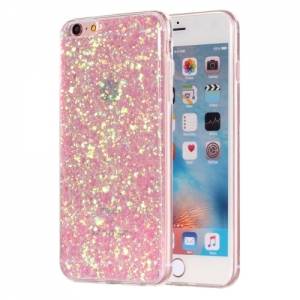 Купить мерцающий гелевый чехол с блестками для iPhone 6/6S Glitter Powder (Pink)