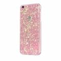 Мерцающий гелевый чехол с блестками для iPhone 6/6S Glitter Powder (Pink) 