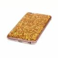 Мерцающий гелевый чехол с блестками для iPhone 6/6S Glitter Powder (Gold) 