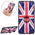 Гелевый чехол UK flag для iPhone 6 Plus / 6S Plus с британским флагом и кольцом держателем