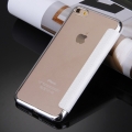 Кожаный чехол книжка для iPhone 6 Plus / 6S Plus с окошком Call ID (белый)