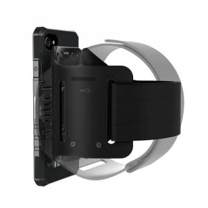 Купить спортивный противоударный чехол для iPhone 6 / 6S / 7 / 8 с манжетой на руку, cъемный PC + TPU