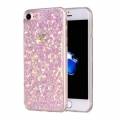 Мерцающий гелевый чехол с блестками для iPhone 7 / 8 Glitter Powder (Pink) 