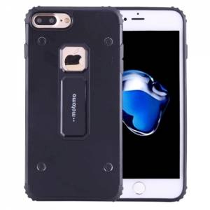 Купить противоударный усиленный чехол Motomo для iPhone 7 Plus / 7+ / 8 Plus / 8+ Metal+TPU (Black)