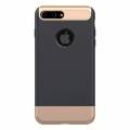 Усиленный чехол Baseus Taste Case для iPhone 7 Plus / 7+ / 8 Plus / 8+ с покрытием Soft Touch, TPU + PC (Black)