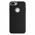 Противоударный защитный чехол для iPhone 7 Plus / 7+ / 8 Plus / 8+ Simple Brushed PC+TPU (Black)