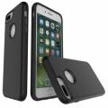 Противоударный защитный чехол для iPhone 7 Plus / 7+ / 8 Plus / 8+ Simple Brushed PC+TPU (Black)