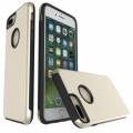 Противоударный защитный чехол для iPhone 7 Plus / 7+ Simple Brushed PC+TPU (Gold)