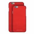 Нубуковый чехол накладка для iPhone 6/6S Moodz Nubuck Hard Rossa (red), MZ655707