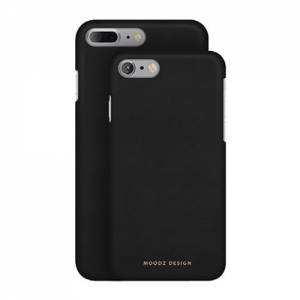 Купить нубуковый чехол накладку для iPhone 7 Plus / 7+ Moodz Nubuck Hard Notte (black), MZ655727