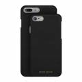 Нубуковый чехол накладка для iPhone 7 Plus / 7+ Moodz Nubuck Hard Notte (black), MZ655727