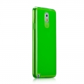 Гелевый чехол накладка Momax Clear Twist Case для Samsung Galaxy Note 3 (зеленый)