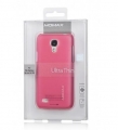 Чехол накладка Momax Ultra Thin Case для Samsung Galaxy S4 mini Clear Touch розовый CUSAS4MINITP1