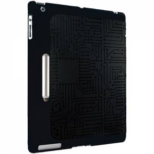 Купить кожаный чехол Ozaki iCoat Slym-Y для iPad 2 / 3 / 4 с лабиринтом IC502BK/BK