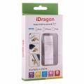 Адаптер переходник iDragon-R004 3 в 1 USB 2.0 / 8 Pin / Micro USB / SD, TF Card Reader для обмена данными между смартфонами, планшетами и компьютером