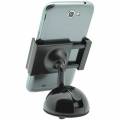 Автодержатель Ppyple Dash-N5 black с креплением на приборную панель и стекло, для смартфонов до 5.5"