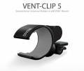 Автодержатель Ppyple Vent-Clip5 black с креплением в вентиляционную решетку, под смартфоны до 6"